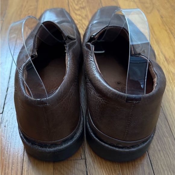Sandro Comfort Gel Men\'s Brown Leather Slip-On dress Shoes loafers, size 11D main image 9